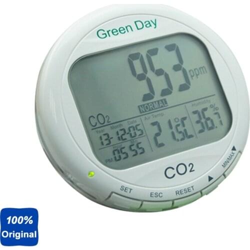 Air Carbon Dioxide Concentration Detector CO2 Gas Detector Temperature and Humidity Monitor AZ-7788