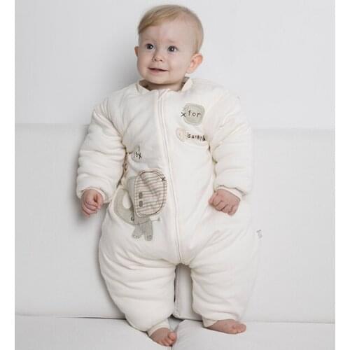 Double Winter Kids Sleeping Bag Organic Cotton Baby Sleeping Bags Newborn Baby Winter Swaddle Blanket Wrap Cute Sleeping Bags