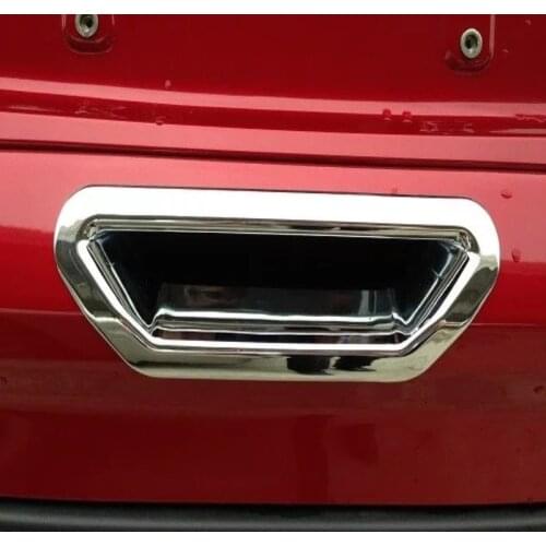 For Ford Escape Kuga Chrome Rear Trunk Tailgate Door Handle Bowl Cover 2013 2014 2015 2016 2017 Trim Molding Garnish Decoration