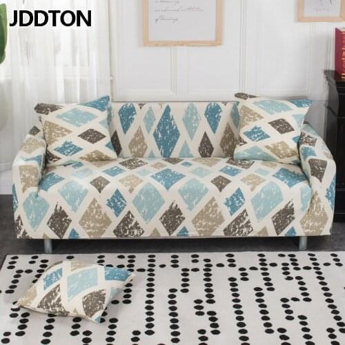 JDDTON Sofa Cover Elastic Full Package For Living Room Sofa Cushion Non-slip Full Cover 1/2/3/4 Seater Sofa Pillowcase BE168