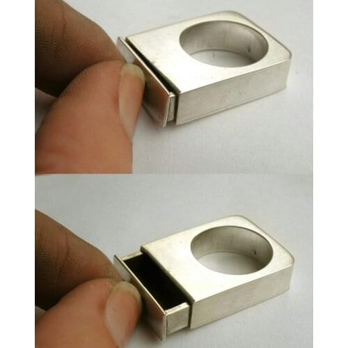 Hidden Secret Somethings Box HAND WORK Ring MEN WOMEN