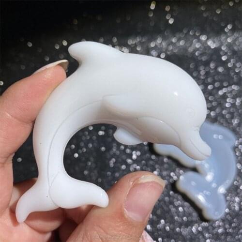 Crystal Epoxy Resin Mold Dolphin Pendant Casting Silicone Mould DIY Crafts Jewellry Making Tool Au11 20 Dropship