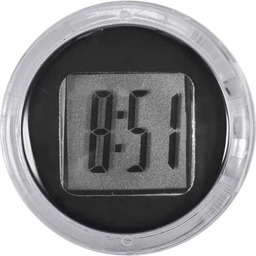 Mini Motorcycle Clock Stick-on Waterproof Electronic Watch Moto Digital Clock With Stopwatch For Moto Decoration Accessories