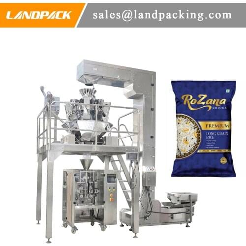Multifunction Rice Sachet Packaging Machine Granules Vertical Packing Machine