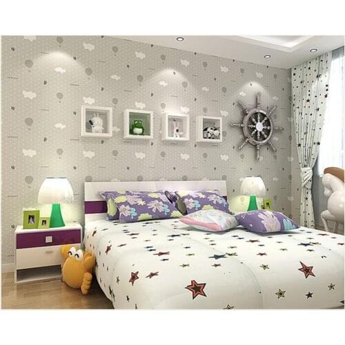 Beibehang Modern Decorative 3D Wallpaper Children Bedroom Wallpaper Roll Warmer Bedroom wallpaper for walls 3 d papel de parede
