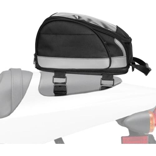 Motorbike Motorcycle Rear Tail Seat Bag Waterproof Luggage Bag 330x210x190mm