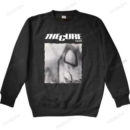 Men sweatshirt spring The Cure Faith black hoodies Sleeve Men hoodies unisex sweatshirt men top