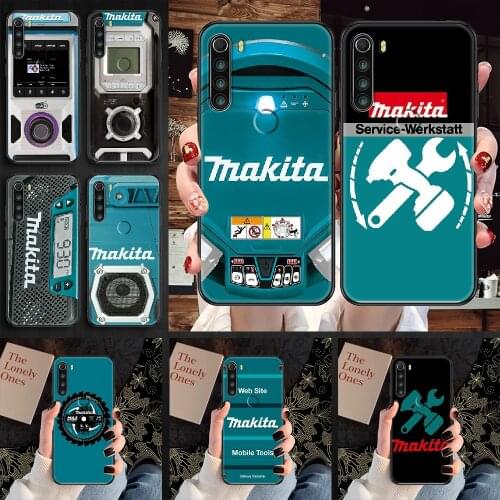 Toolbox Makitas Phone case For Xiaomi Redmi Note 7 7A 8 8T 9 9A 9S 10 K30 Pro Ultra black luxury cell cover trend prime soft