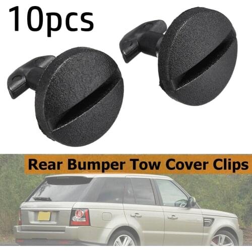 10Pcs Universal Auto Hood Panel Clips Fixing FastenerRear Bumper Tow Bar Cover Clips Towing Trim For Land Rover Discovery 3 4