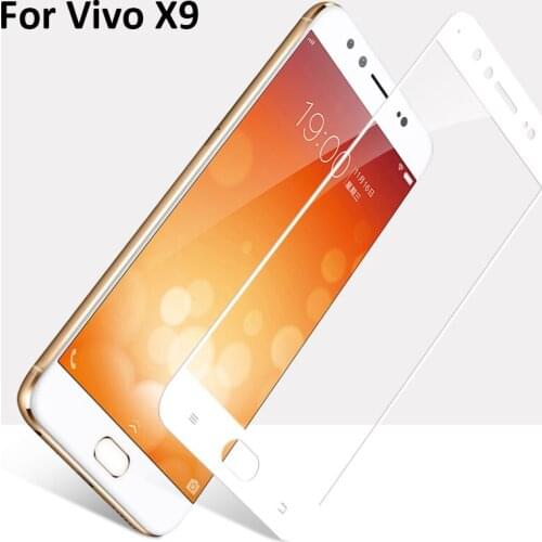 2PCS Black Ultra-Thin screen protector Tempered Glass For BBK Vivo x9i x9 x9S full Screen protective For Vivo X9i X 9 X9 S