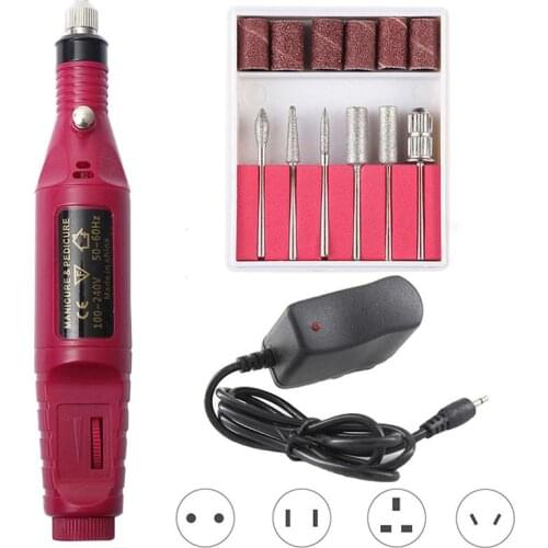 Electric Nail Drill Machine Pen Apparatus For Manicure Milling Cutters Electric Nail Sander Pedicure Manicure Kit
