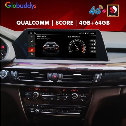 Qualcomm X6 F15 Android Auto Stereo Carplay,Multimedia Navi For BMW X5 F16 2013 2014 2015 2016 2017 NBT 2018 EVO