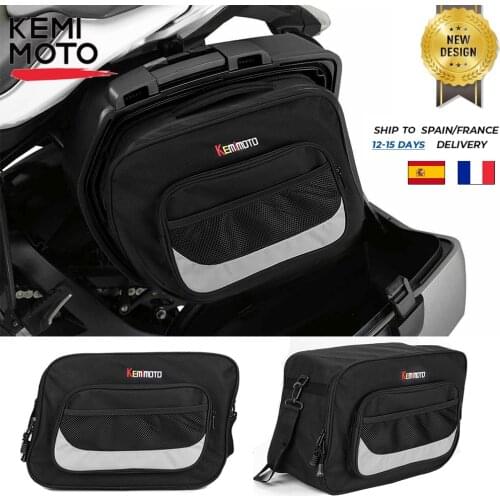 For Pannier Liner BMW R1200RT R850R R850RT R1100 R RS RT S R1100GS R1150RS Motorcycle Luggage Bags Black Expandable Inner Bags