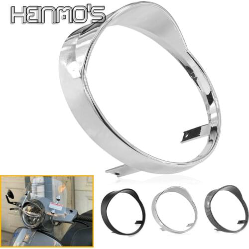For Vespa GTS 250 300 2018 2019 2020 Scooter Headlight Cover Headlamp Frame Decorative Accessories Light Circle Protector GTS300