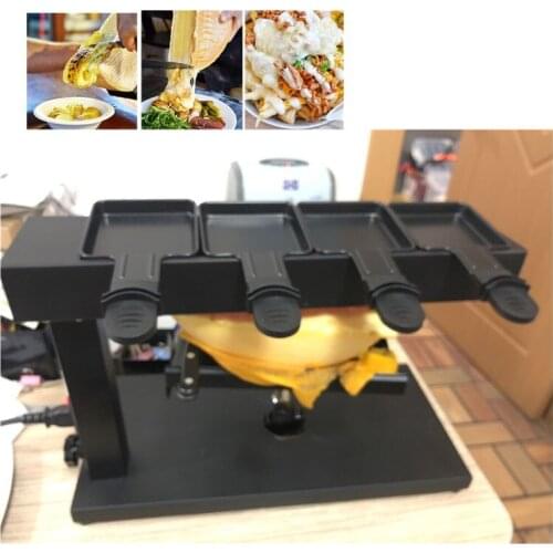 Double layer Electrical Cheese Melter machine with Fried plate heating Sausage hot dog bacon steak Roast cheese machine