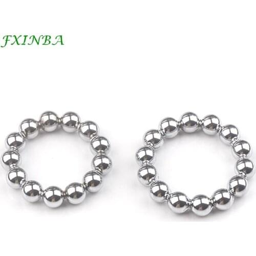 FXINBA Stainless Steel Penis Ring for Male Cock Ring Adult Time Lasting Ring Sex Products For Men Delay Premature Ejacualtion