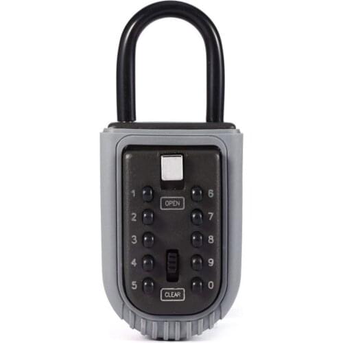 Outdoor Waterproof Key Safe Box Wall Hanging Key Storage Box Zinc Alloy Password Box