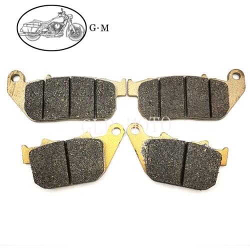 Front / Rear brake pads For Harley XL50 XL883N XL883C XL883L XL1200C XL1200L XL1200N XL1200V XL1200X Iron Sportster Custom Low