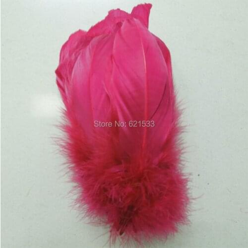 Plumas decorativas!200pcs/lot ! Berry Goose Nagoire Feathers, Loose Goose feathers,13-18cm long,craft feathers for masks