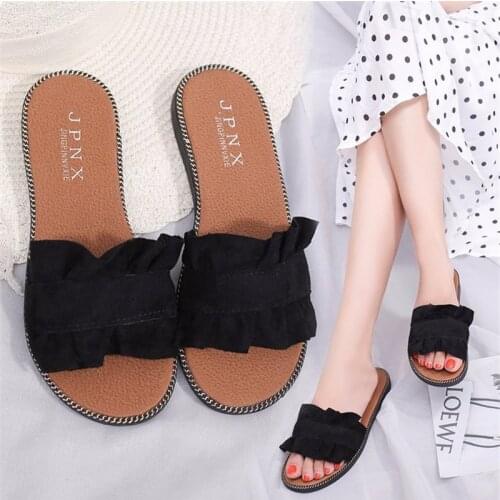 Women Slippers Flat Woman shoes Summer Beach Slip Sandals Ladies Fashion Slippers Home Female Womens Shoes TUX20