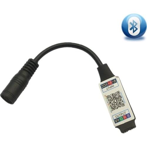 LED Bluetooth RGB Controler LED Lights Controller Smart phone APP Bluetooth Led Controller DC5-24V For RGB 3528 5050 LED Strip