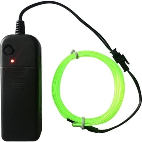 Glow EL Wire Cable LED Neon Christmas Dance Party DIY Costumes Clothing Luminous Car Light Decoration Clothes Ball Rave 1m/3m/5m