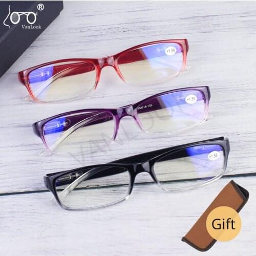 Vanlook Blue Light Blocking Reading Glasses For Women Spring Hinge Lady Presbyopic Glasses Spectacles Magnifier Eyewear 1 2.0 3