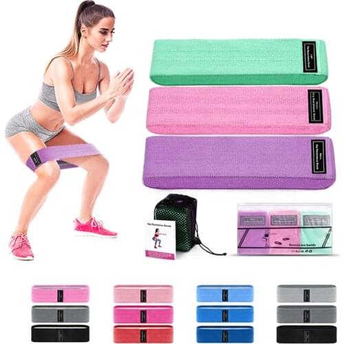 1Pcs Fitness Rubber Band Elastic Yoga Resistance Bands Set Hip Circle Expander Bands Gym Fitness Booty Band For Home Workout