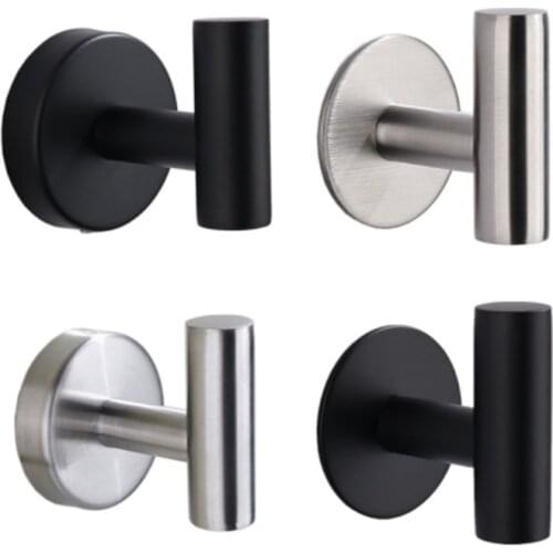 1Pcs Stainless Steel Silver Bathroom Hardware Set Towel Rack Toilet Paper Holder Towel Bar Hook Bathroom Accessories
