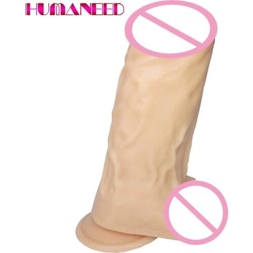27*8.5cm Super Huge Thick Dildo Artificial Penis Big Giant Realistic Extra Large Dildos Plus Size Flesh Dick Sex Toys For Women