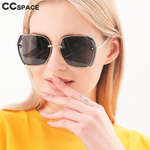 47530 Oversized Square Polarized Sunglasses for Men and Women Fashion Brand Designer Sunshade Uv400 Retro Glasses