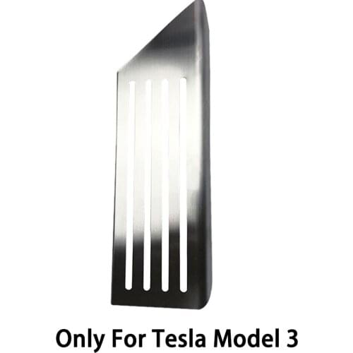 For Tesla Model 3 Y 2021 Accessories Model 3 Aluminum Alloy Accelerator Brake Rest Pedal Car Foot Pedal Pads Covers Three