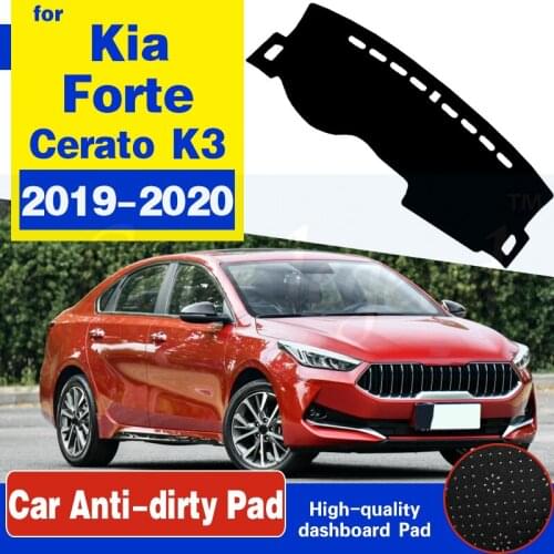 Car Auto Inner Dashboard Cover For Kia Forte BD Cerato K3 2019 2020 LHD Dash Mat Carpet Cape Dashmat Sunshade Anti-sun