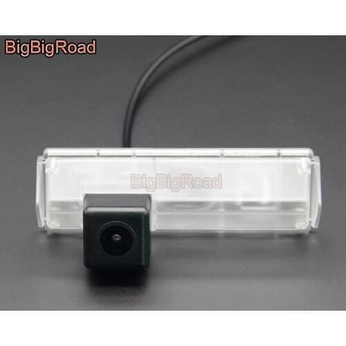 BigBigRoad Car Rear View Camera For Mitsubishi Pajero Sport Grandis 2015 MPV Space Wagon Colt Challenger Montero Sport 2008-2015