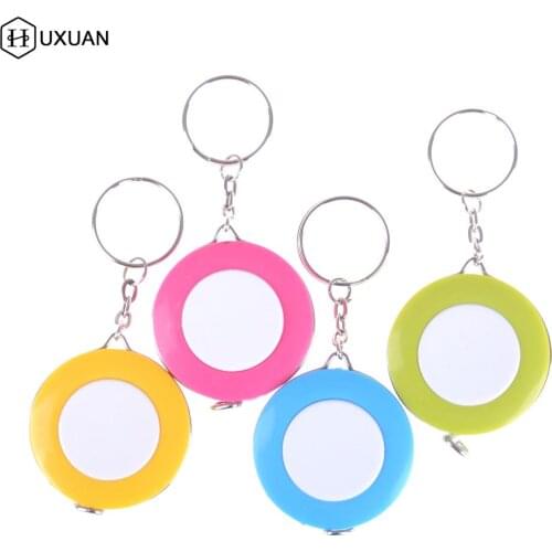 1.5m Candy Color Keychain Tape Measure Mini Tape Measure Key Ring
