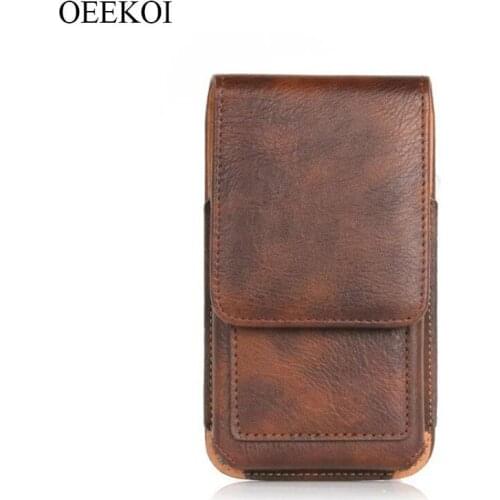 OEEKOI Rhino Pattern Belt Clip Holster Pouch Case for Micromax Spark Vdeo/Vdeo 2/Bolt Selfie/Canvas Fire 2 A104 4.5Inch