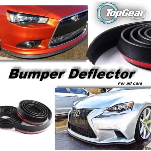 NOVOVISU Bumper Lip Deflector Lips Skirt For Car Front / Rear All Sides Spoiler Lip Spliter Valance / Change Body Kit Wing