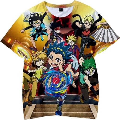 Beyblade Burst Evolution 3D Printed T-Shirt Kids boys girls Fashion Harajuku Top Tee Streetwear t shirt Children Clothing