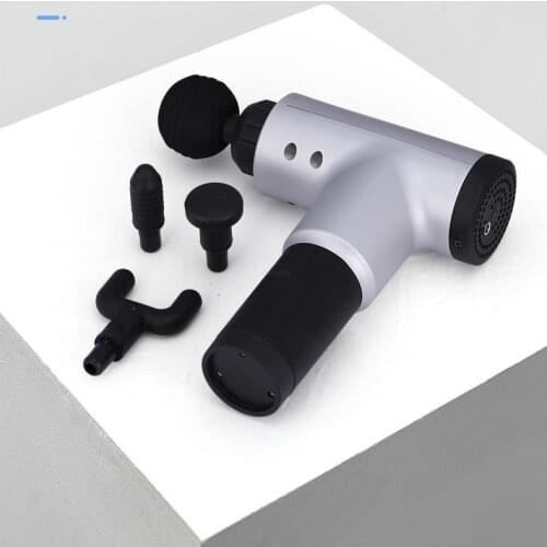 Electric adjustable massage gun for neck back roller muscle massager machine anti cellulite slimming body massager