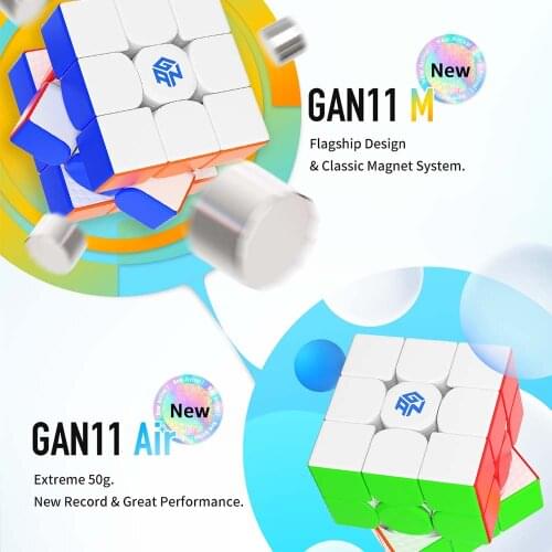 GAN 11 M DUO 3x3 Magnetic Magic Speed GAN 11 Air Cube Professional Magnets Puzzle Cubes GAN11Air Toys For Children Kids GAN11 M