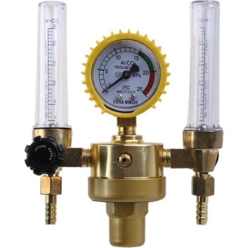 Gas Flowmeter Control Argon Pressure Double Pipe Design Perfectly for Welding Beginner Seasoned Professional LX0D