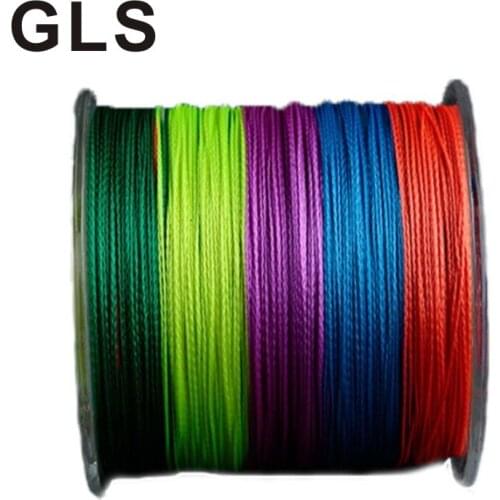 GLS brand colorful 4 woven PE strong horse fishing line 150 meters anti-wear, stable, strong and anti-bite fishing line