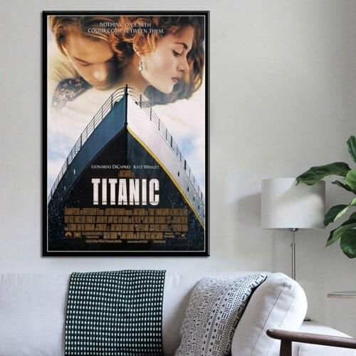 Titanic Classic Movie Leonardo DiCaprio Art Painting Silk Canvas Poster Wall Home Decor