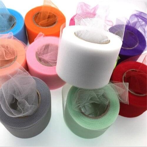 25 Yard Tulle Roll Spool Netting Net Craft Fabric Wedding Party Decoration
