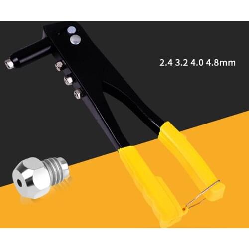 Riveter Gun Manual Light Clamp Weight Riveter Gun Kit Blind Rivet Hand Gutter Pistols For Gun Repair Heavy Duty Tool