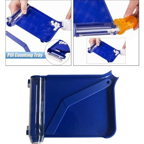 Pill Counting Tray Pill Counter & Spatula Durable Food Grade Easy to Use
