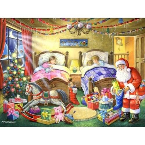 MHD 5D diy Diamond Painting Santa Claus cross stitch Resin Rhinestones art Diamond embroidery handmade Home Decor
