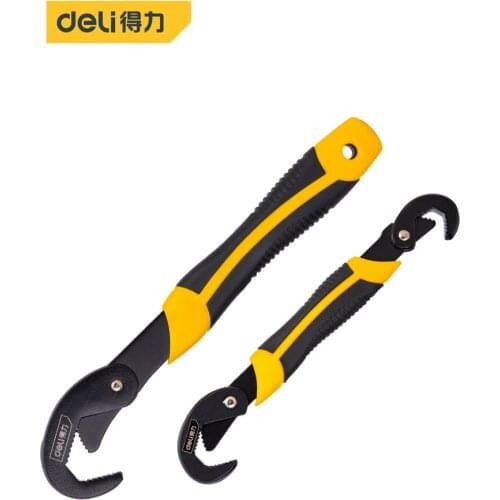 Deli Two Pieces Of Trihedral Tooth Multi Functional Wrench Snap Ring Hand Wire stripper Nippers Multipurpose kits electric tools