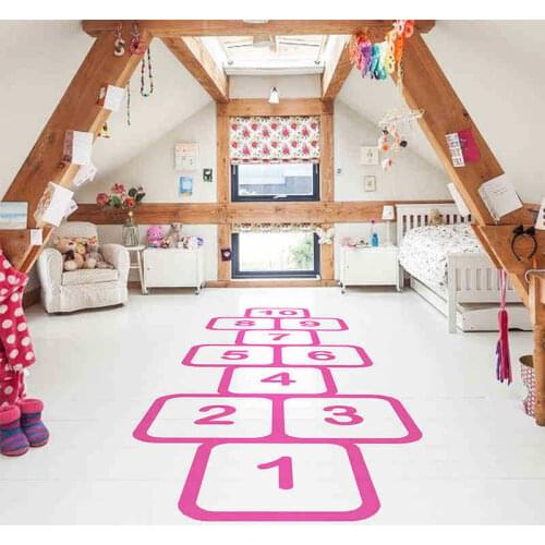 Wall Stickers For Kids Rooms Personalized Floor Decor Family Games Childhood Memories Decals Jump 894