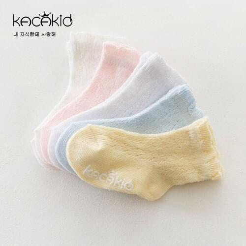 Kacakid 2019 New Hollow Summer Cotton Anti Slip Baby Lace Ruffle Socks Princess Leather Shoes Socks 0-4 Years